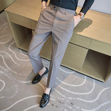 Load image into Gallery viewer, Casual Slim-fit Striped Trousers