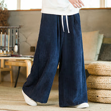 Load image into Gallery viewer, Thickened Corduroy Wide-leg Straight Pants
