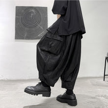 Load image into Gallery viewer, Retro Big Pocket Dark Pattern Nine-point Bloomers