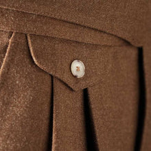 Load image into Gallery viewer, Italian Casual High Waist Retro Straight Suit Trousers