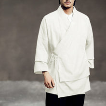 Load image into Gallery viewer, Dark Fake Two Piece Slanted Placket Cardigan