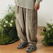 Load image into Gallery viewer, Loose Multi-pocket Corduroy Pants