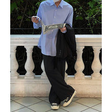 Load image into Gallery viewer, Vertical Stripes Casual Long Sleeve Shirt