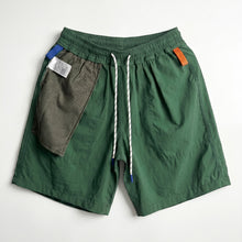 Load image into Gallery viewer, Green Japanese Waterproof Breathable Loose Casual Shorts