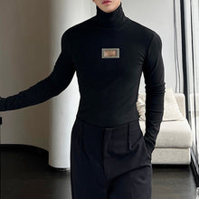 Load image into Gallery viewer, Tight Metallic Cutout Long-sleeved T-shirt