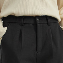 Load image into Gallery viewer, Woolen Loose Straight Casual Pants