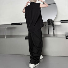Load image into Gallery viewer, Colorblock Sleeveless Vest Wide Leg Trousers Two-Piece Set