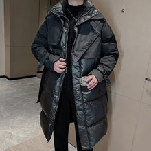Load image into Gallery viewer, Winter Patchwork Design Long Down Coat
