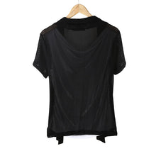 Load image into Gallery viewer, Fake Two-Piece Cutout Short Sleeve T-Shirt