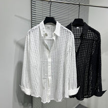 Load image into Gallery viewer, Hollow Loose Casual Shirt