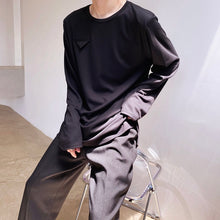 Load image into Gallery viewer, Simple Shoulder Padded Loose Shirt