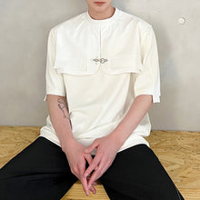 Load image into Gallery viewer, Round Neck Fake Two Piece Casual T-shirt