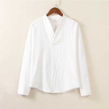Load image into Gallery viewer, Casual Vintage Cotton and Linen Shirt