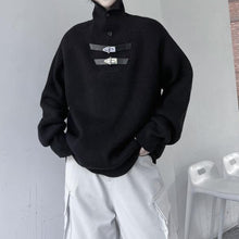 Load image into Gallery viewer, Retro Turtleneck Solid Color Thickened Knitted Sweater
