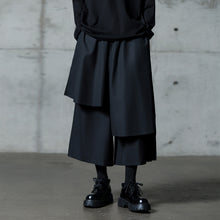 Load image into Gallery viewer, Wide Leg Draped Tie-Strap Culottes