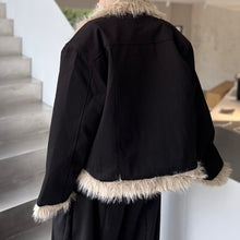 Load image into Gallery viewer, Vintage Thick Plush Cotton Short Jacket