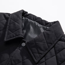 Load image into Gallery viewer, Retro Mid-length Diamond Check Jacket