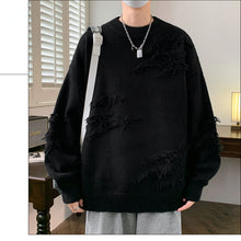 Load image into Gallery viewer, Retro Lazy Crew Neck Sweater