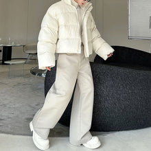 Load image into Gallery viewer, Outline Stand Collar Warm Bread Cotton Coat