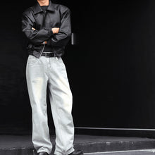 Load image into Gallery viewer, Vintage Padded Leather Short Jacket