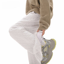 Load image into Gallery viewer, Diamond Thickened Cotton Casual Wide-Leg Pants