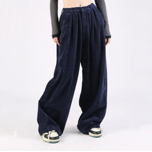 Load image into Gallery viewer, Japanese Retro Loose Wide-leg Corduroy Pants