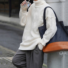 Load image into Gallery viewer, Lapel Twist Sweater Knitwear