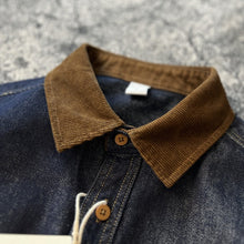 Load image into Gallery viewer, Heavyweight Corduroy Collar Denim Pocket Jacket