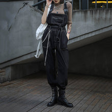 Load image into Gallery viewer, Technical Black Topstitch Jumpsuit
