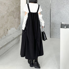 Load image into Gallery viewer, Mid-length Suspender A-line Skirt
