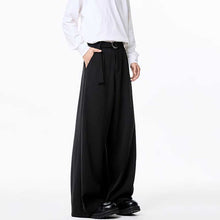 Load image into Gallery viewer, Draped Wide Leg Loose Straight Suit Pants