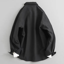 Load image into Gallery viewer, Japanese Retro Color-blocked Casual Loose Shirt