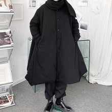 Load image into Gallery viewer, Loose Knee-Length Cotton Coat