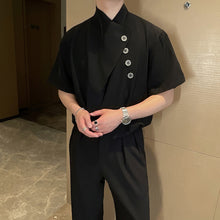 Load image into Gallery viewer, Irregular Loose Button-down Shirt