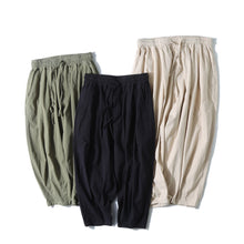 Load image into Gallery viewer, Summer Wide-Leg Crop Pants