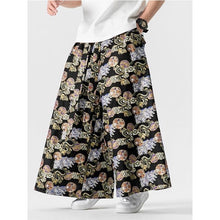 Load image into Gallery viewer, Straight Culottes, Loose Printed Trousers