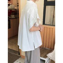 Load image into Gallery viewer, Vintage Lapel Short Sleeve Shirt