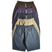 Load image into Gallery viewer, Loose-fit Casual Plaid Shorts
