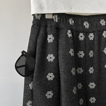 Load image into Gallery viewer, Retro Floral Elastic Waist Wide-leg Pants
