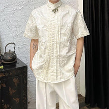 Load image into Gallery viewer, Summer Brocade Jacquard Shirt