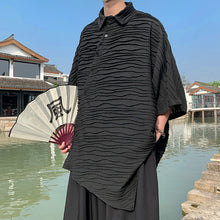 Load image into Gallery viewer, Water Wave Pattern Irregular Top