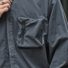 Load image into Gallery viewer, Japanese Loose Solid Color Shirt