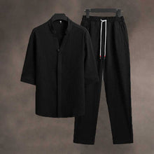 Load image into Gallery viewer, Pleated Loose-fitting Thin and Breathable Two-piece Set