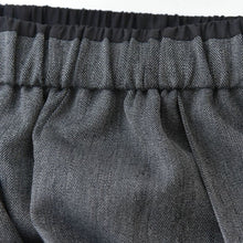 Load image into Gallery viewer, Women's Shadow Pinstripe Pleated Elastic-waist Fluid Draped Loose Wide-leg Pants