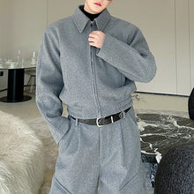 Load image into Gallery viewer, Woolen Warm Jacket Wide-leg Loose Trousers Two-piece Set