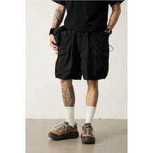 Load image into Gallery viewer, Large Pockets Loose-fitting Casual Shorts