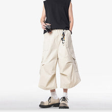 Load image into Gallery viewer, Loose Straight Wide-leg Casual Cropped Trousers