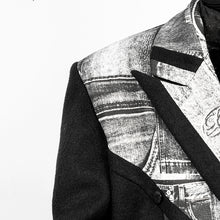 Load image into Gallery viewer, Loose Warm Denim Patchwork Jacket