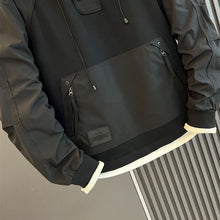 Load image into Gallery viewer, Workwear Large Pocket Pullover Hooded Fleece Sweatshirt