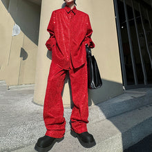 Load image into Gallery viewer, Stage Sequined Shirt and Pants Two Piece Sets